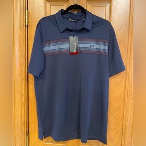 New with tags Travis Mathew size Large blue polo